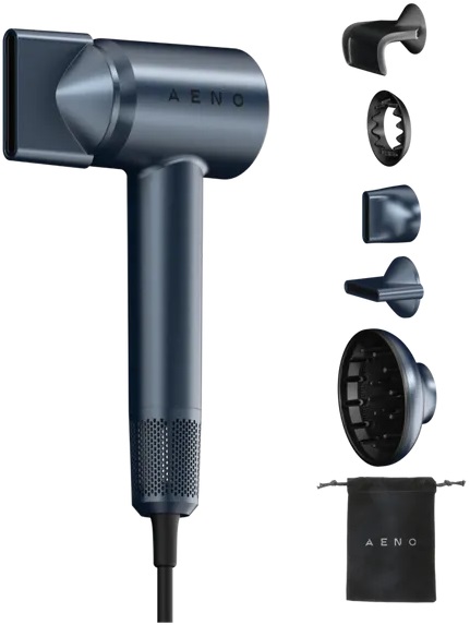 Uscător de păr AENO - AHD0003, 1500W, 5 trepte, albastru închis