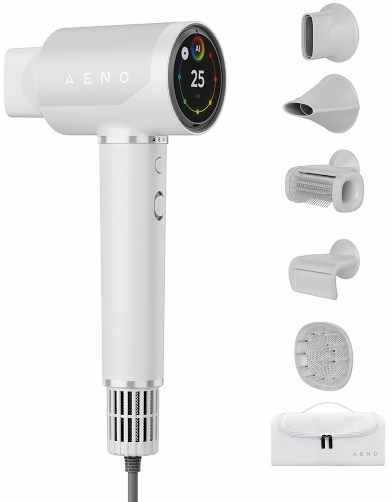 Uscător de păr AENO - AHD0005W, 1500W, 3 viteze, alb