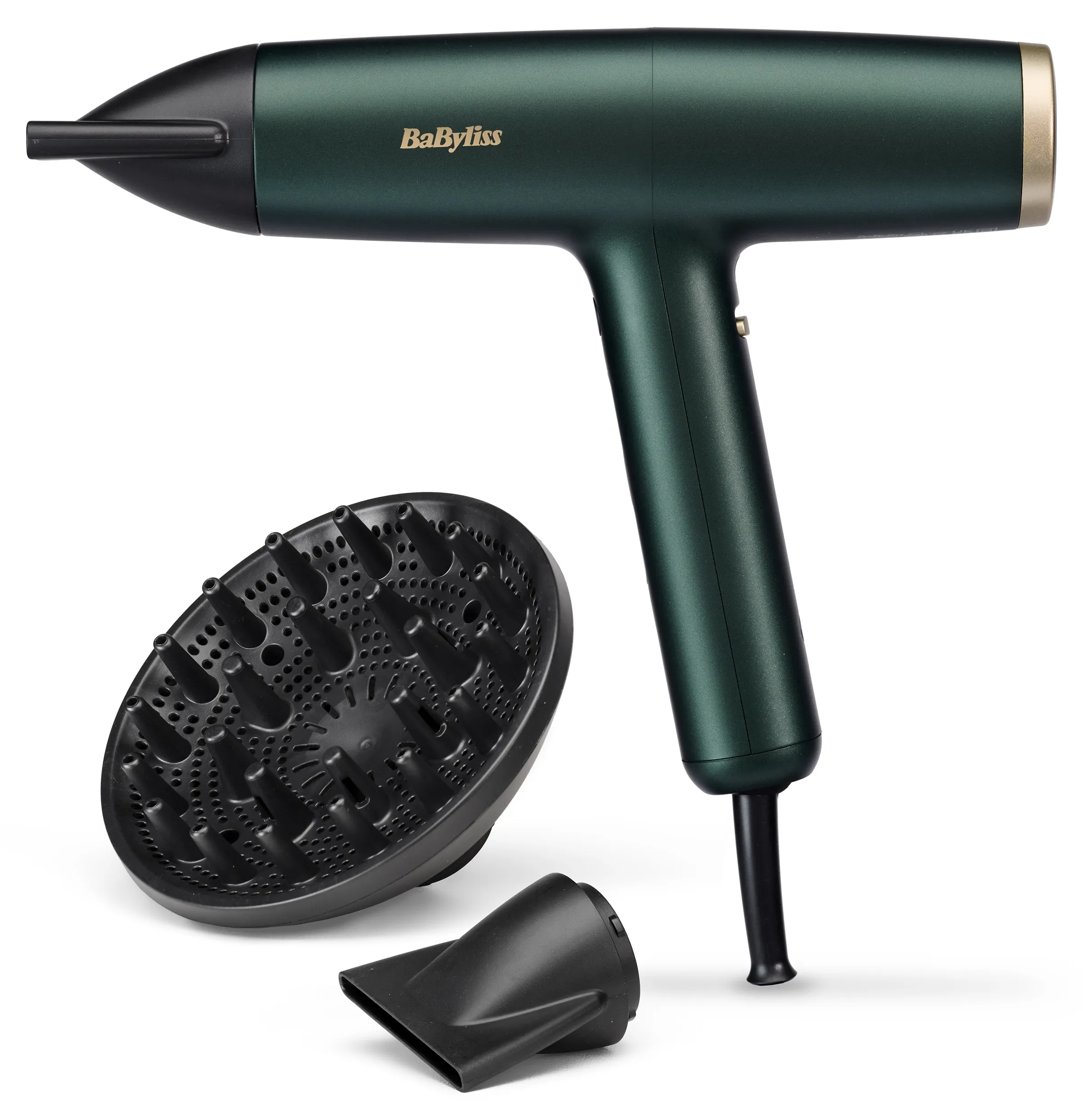Uscător de păr BaByliss - Air Power Pro D6555DE, 1700 W, 4 trepte, verde