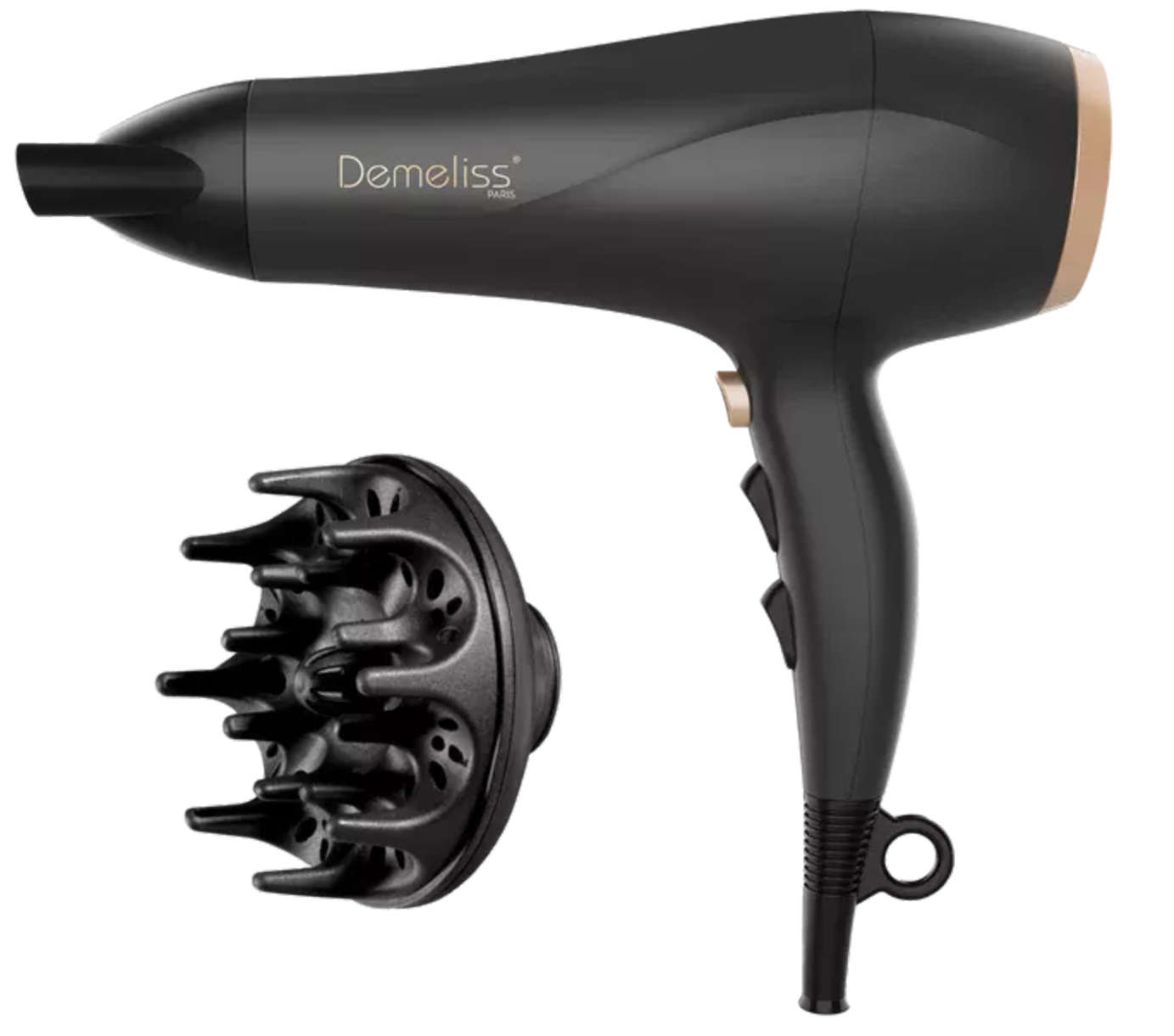 Uscător de păr Demeliss - Ultra Series 21348, 2200W, 3 trepte, negru