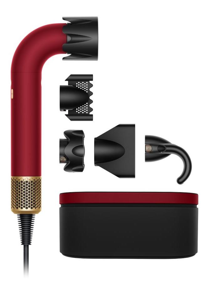 Uscător de păr Dyson - Supersonic R, 1700W, 4 viteze, Red Velvet/Gold