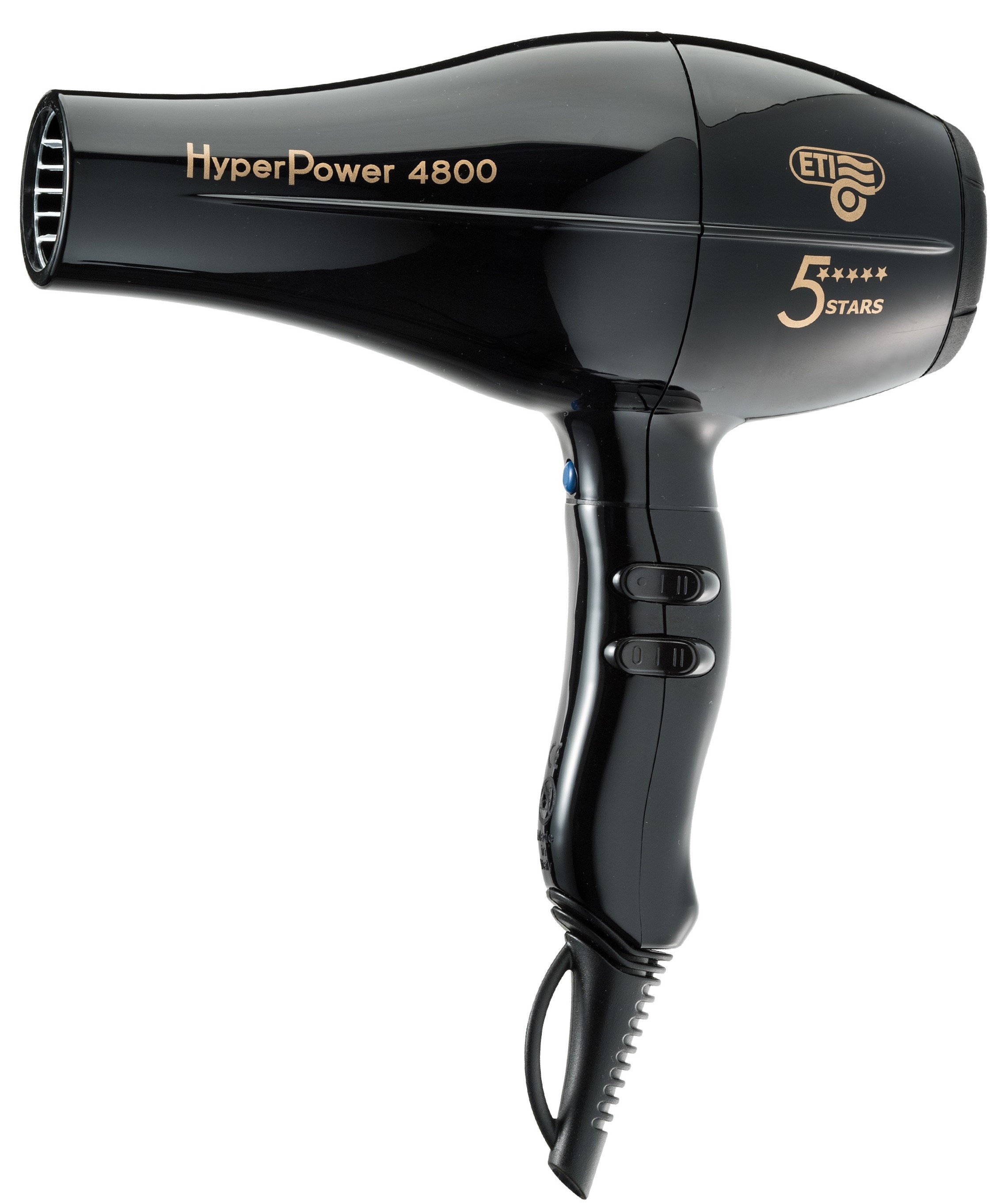 Uscător de păr profesional ETI - Hyper Power, 2600W, 2 viteze, negru