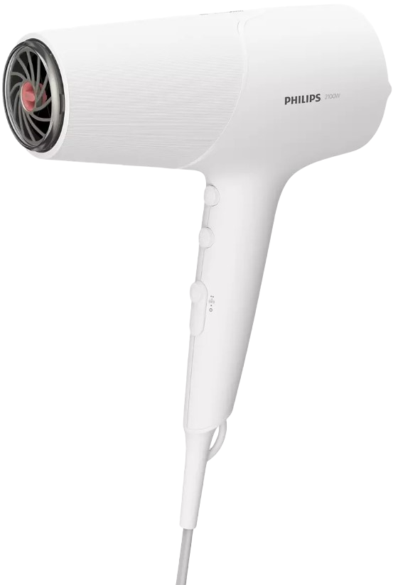 Uscător de păr Philips - BHD500/00 ThermoShield, 2100 W, 5 viteze, alb