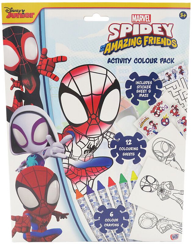 Set plic pentru colorat CYP Brands - Spidey