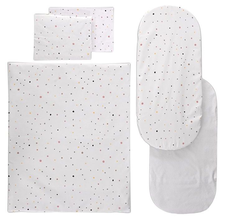Set cărucior Lorelli - Cu protector, Happy Friends, Mint