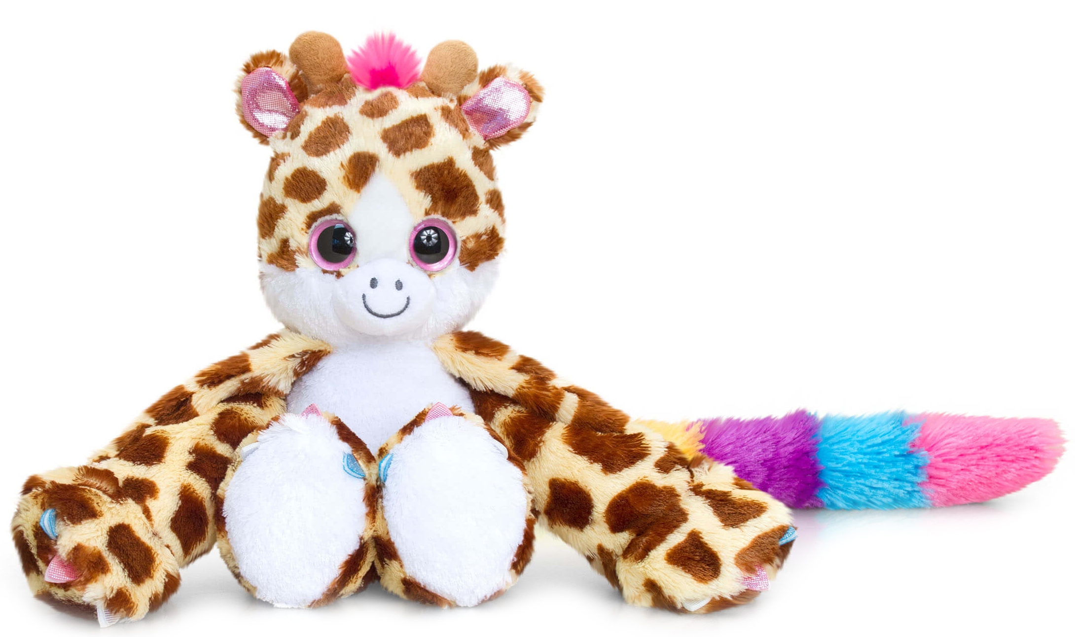 Jucarie de plus Keel Toys Huggems - Girafa Lola, 25 cm