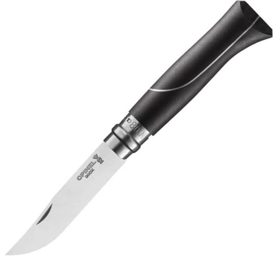 Cuțit pliabil Opinel Luxe - 8.5 cm, Ellipse, abanos