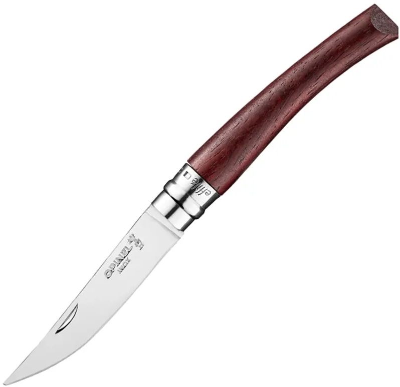 Cuțit pliabil pentru filetare Opinel Les Effiles - 8.5 cm, bubinga, în cutie