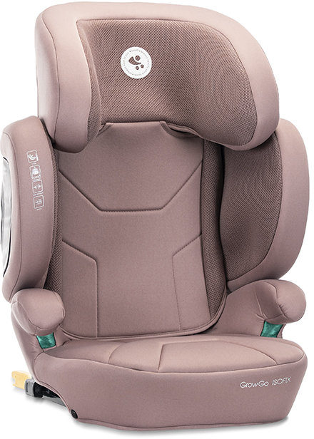 Scaun auto pliabil Lorelli Premium - Growgo, cu IsoFix, i-Size, 100-150 cm, roz