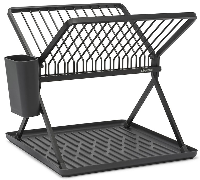 Uscător pliabil Brabantia - SinkSide, Dark Grey, Compact