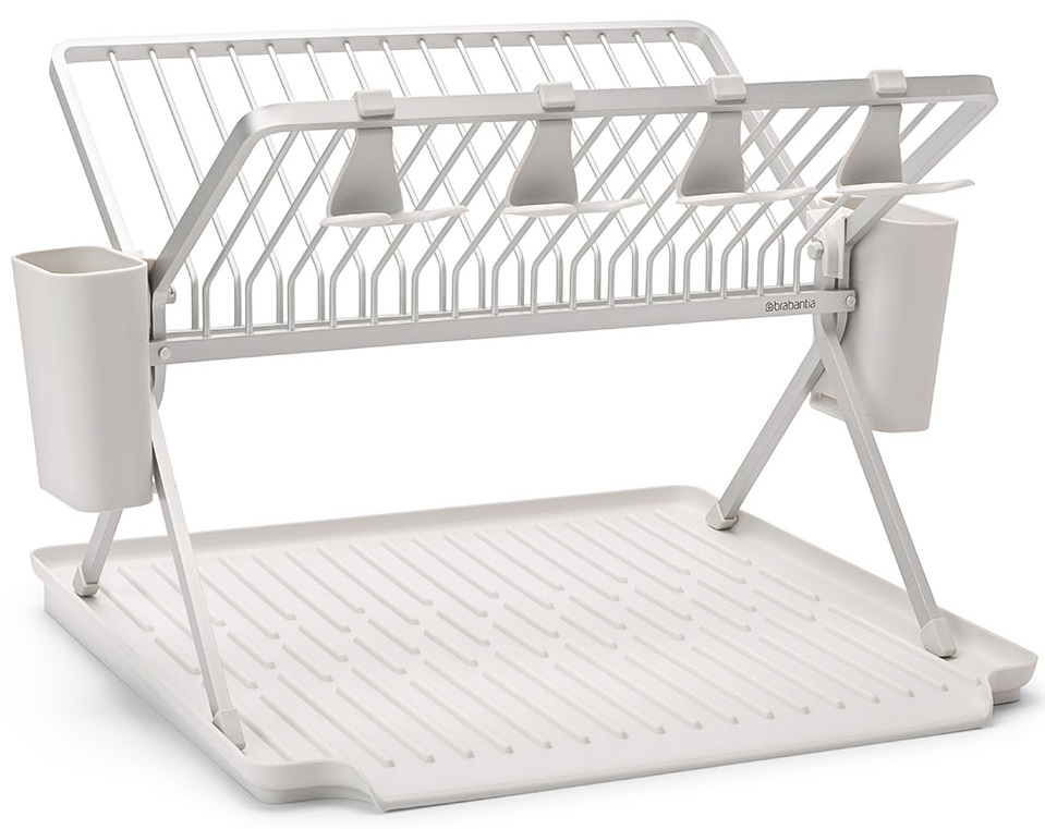 Uscător de vase pliabil Brabantia - SinkSide, Light Grey
