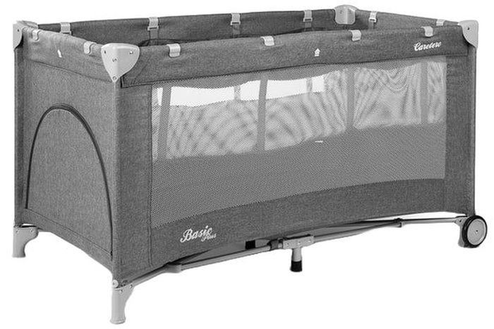 Pat pliabil cu 2 niveluri  Caretero - Basic Plus, Graphite