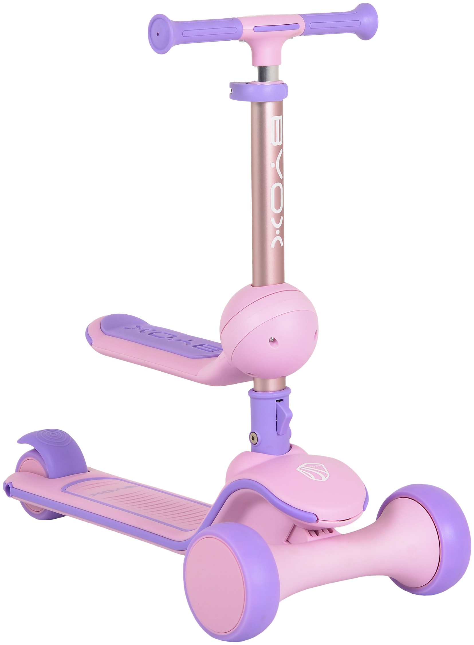 Trotinetă pliabilă  2 in 1  Byox - Evo, Pink