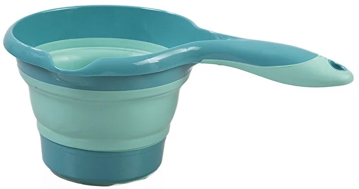 Vas de clătire pliabil BabyJem - albastru, 1.1 L