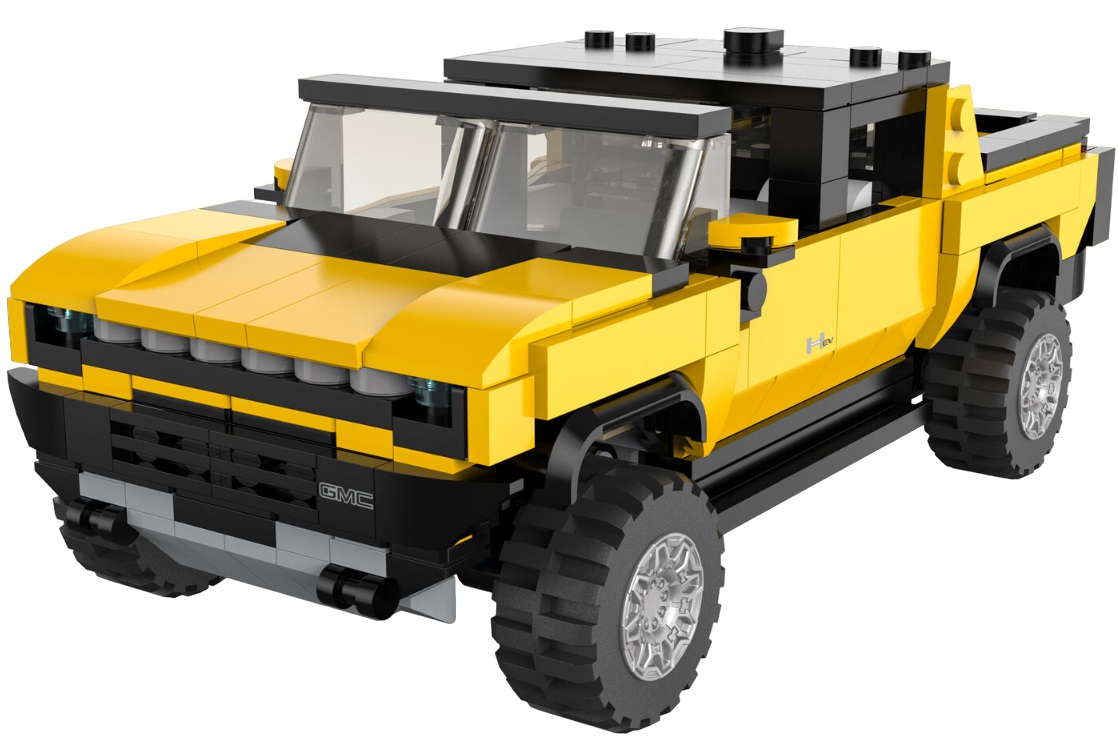 Mașină prefabricată Rastar -Jeep Hummer EV, 1:30, galben