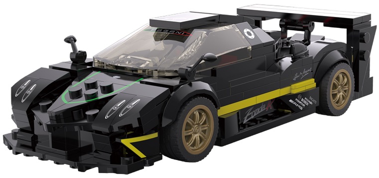 Mașină prefabricată  Rastar - Pagani Zonda R, 1:28, negru