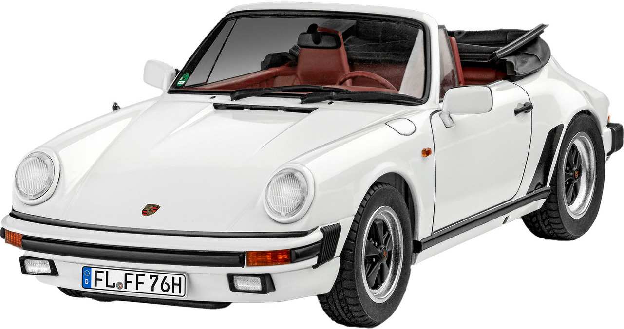 Kit de asamblare Revell Contemporan: Mașini - Porsche 911 G-Model Cabrio 50th Anniv.
