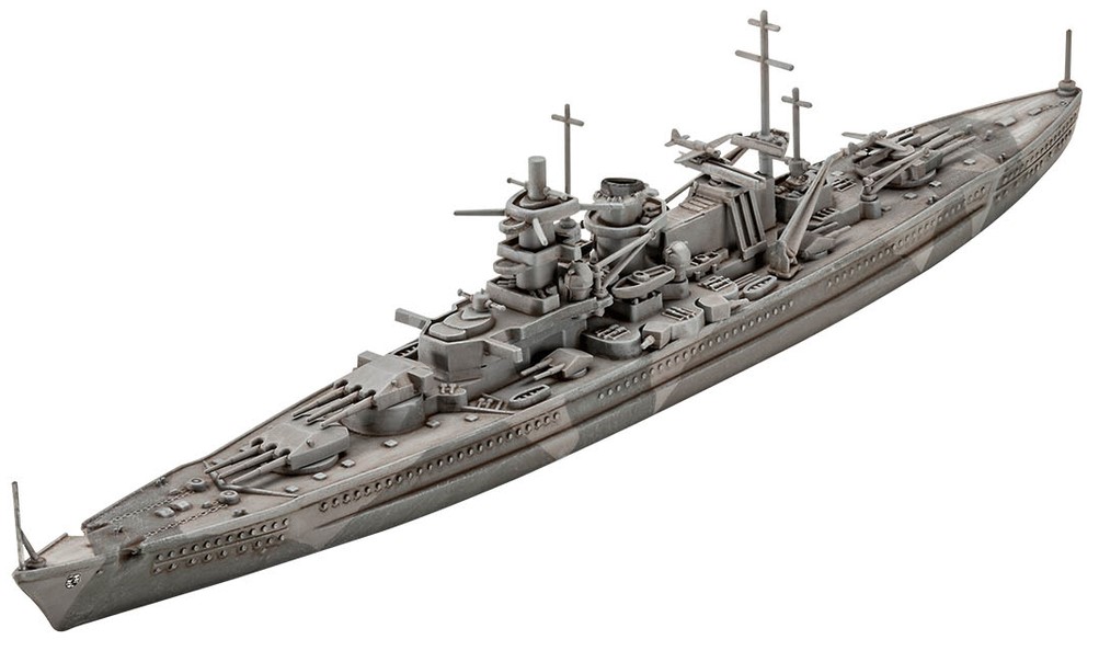 Set de asamblat Revell Militari: Nave - Gneisenau