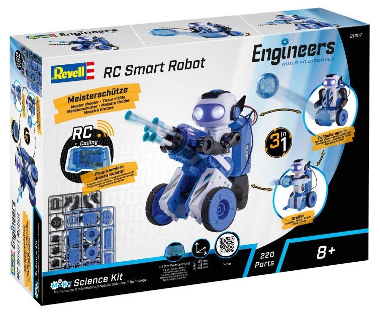 Model de asamblat 3 în 1 Revell Engineers - Smart Robot, cu…