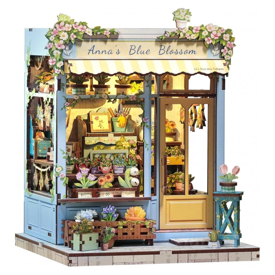 Model de asamblat CuteBee - Anna's Blue Blossom