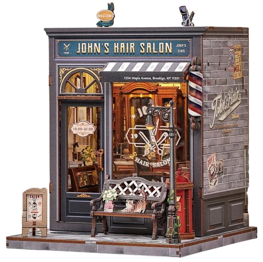 Model de asamblat  CuteBee - John's Hair Salon