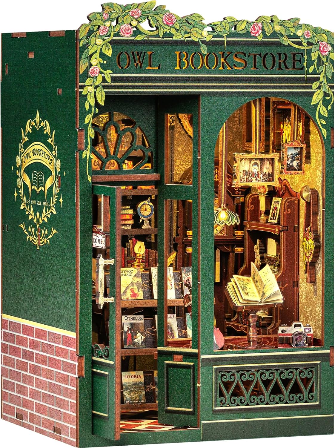 Model de asamblat CuteBee - Owl Bookstore