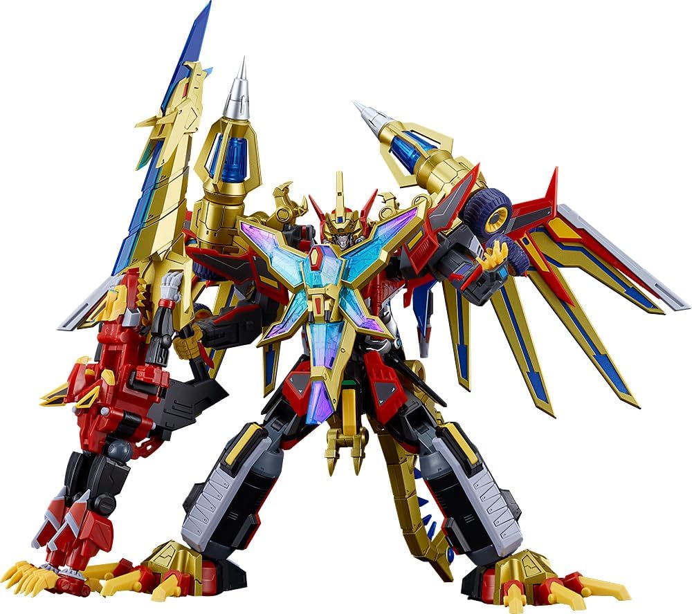 Model de asamblat Good Smile Company: Gridman Universe - Rogue Kaiser Gridman (re-run), 24 cm