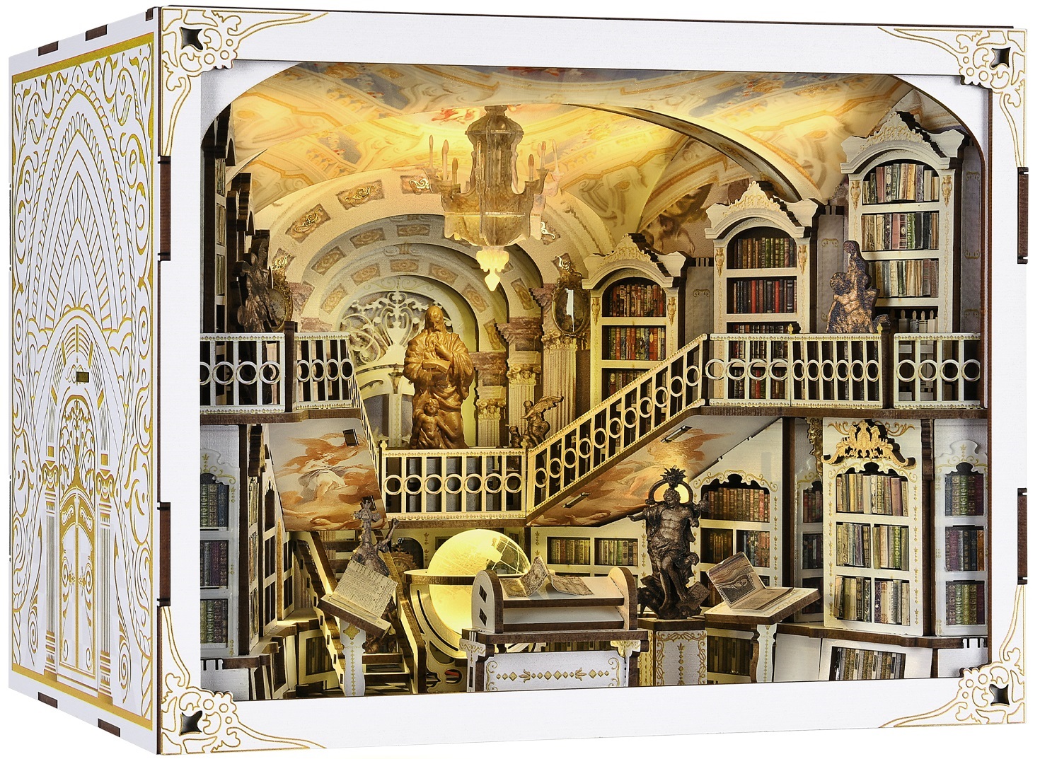 Model de asamblat MiniCity - The Library of Gods MAX