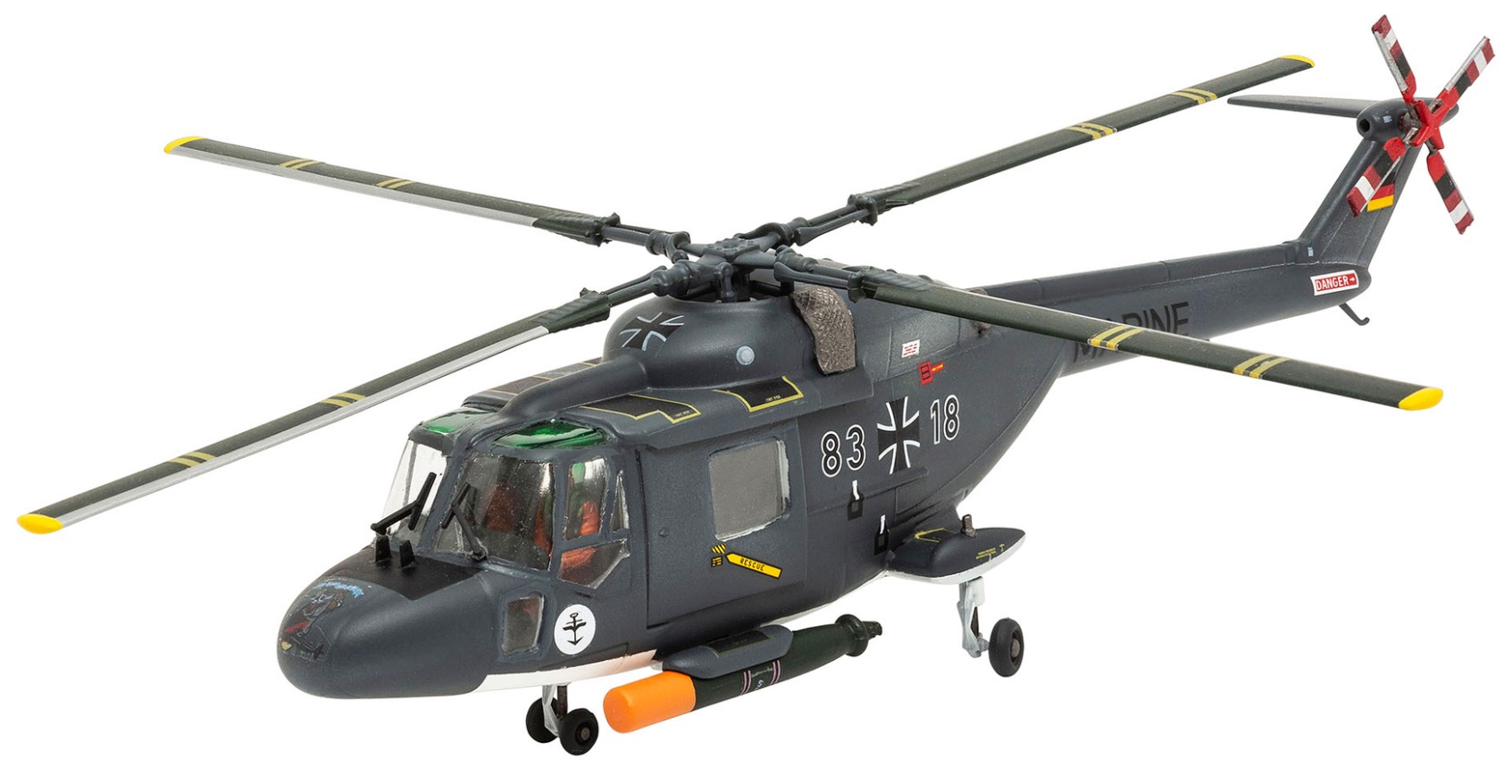 Model asamblabil Revell Militar: Elicoptere - Westland Lynx Mk.88