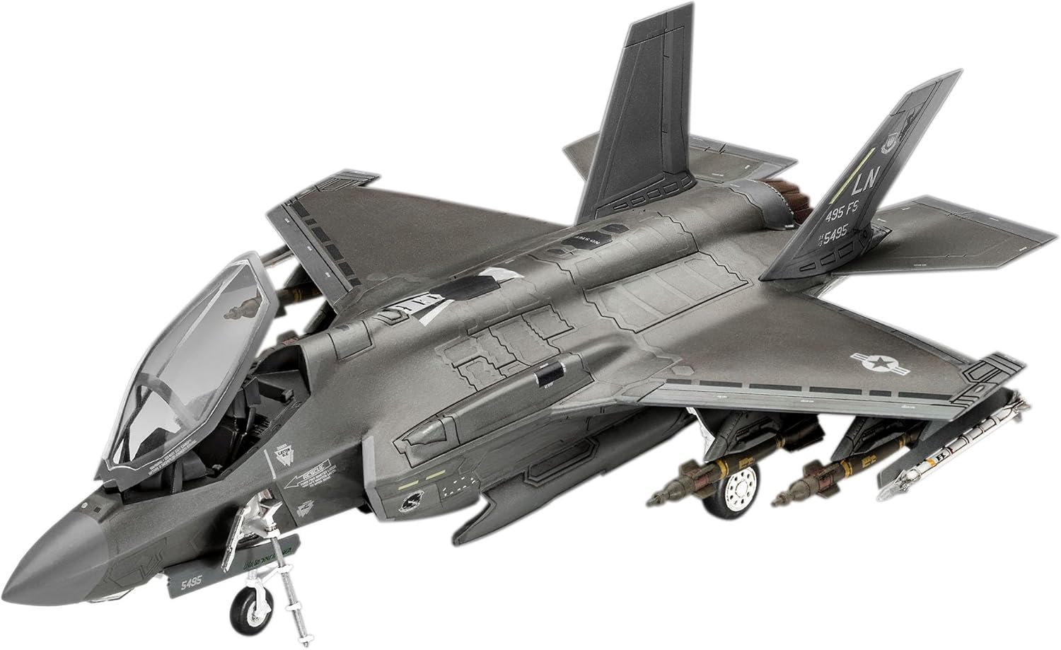 Model asamblat  Revell Militar: Luptător  Lockheed Martin F-35 A Lightning II