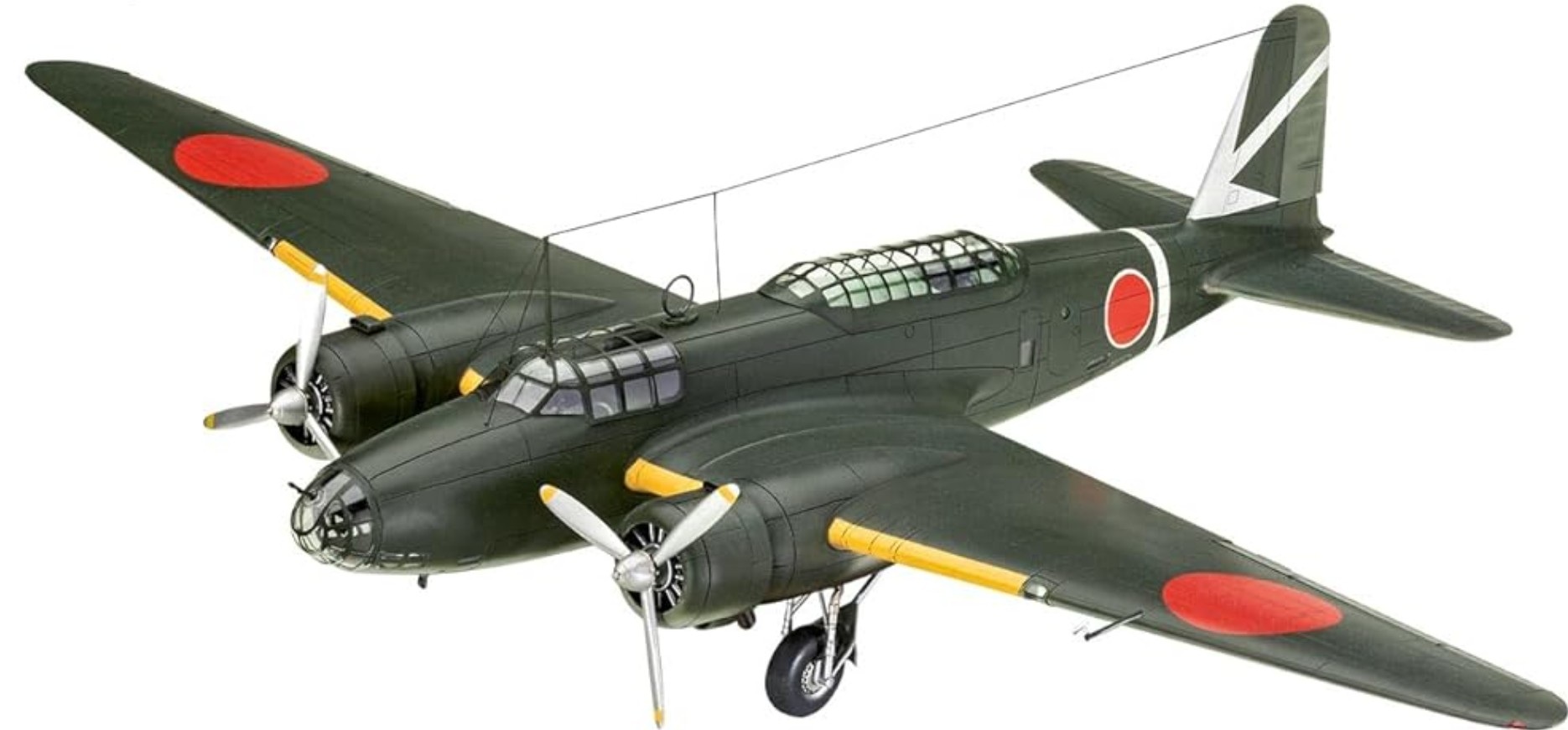 Model asamblat  Revell Militar: avioane - bombardier Ki-21-la "Sally"