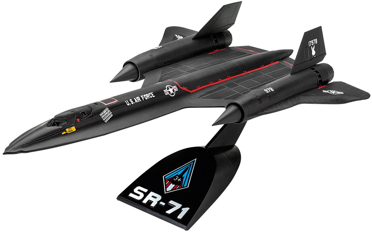 Model asamblat  Revell Militar : Avioane - Lockheed SR-71 Mierla