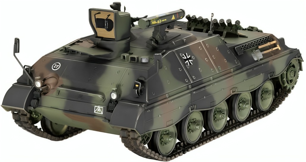 Model asamblat  Revell Militar: tancuri - distrugător de rachete ghidate Jaguar 1