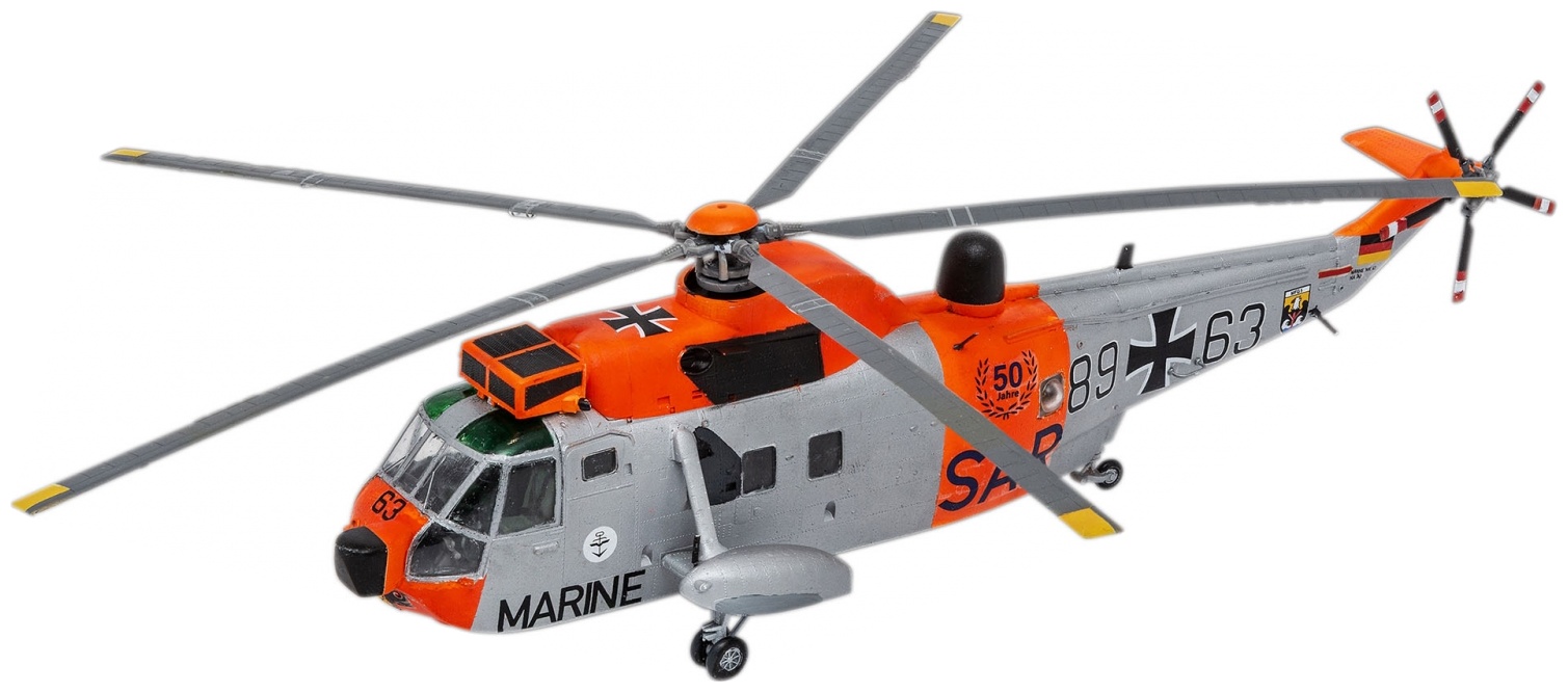 Model de asamblat Revell Militar: Elicoptere - Westland Sea King Mk.41, 132 piese