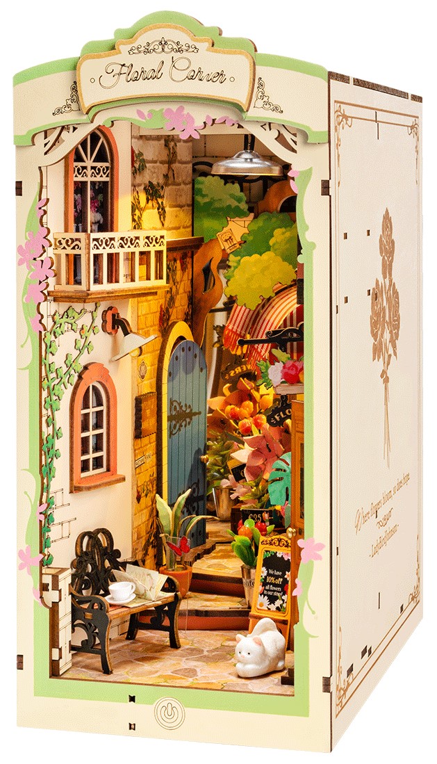 Model asamblat  Robo Time - Colț floral