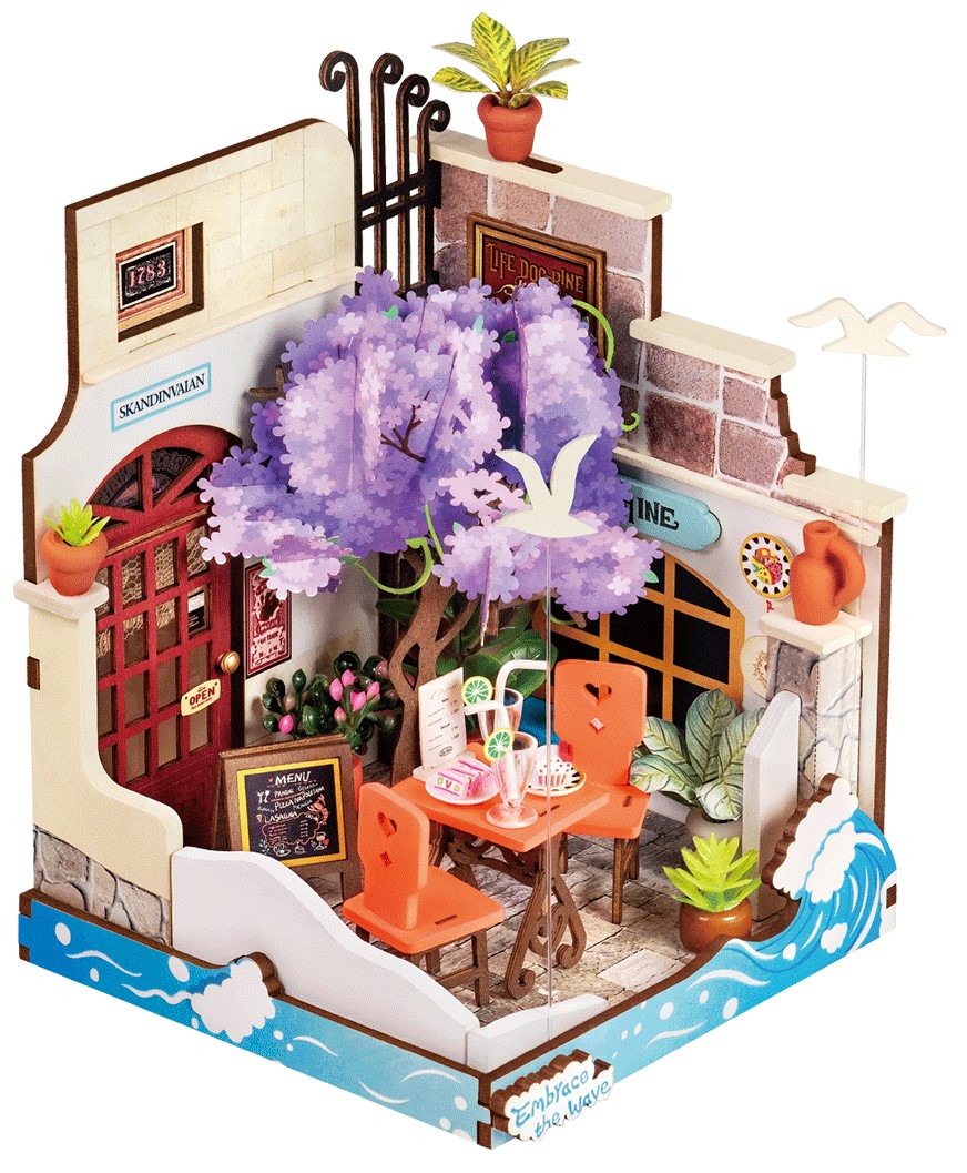 Model asamblat  Robo Time - Restaurant de vacanță la mare