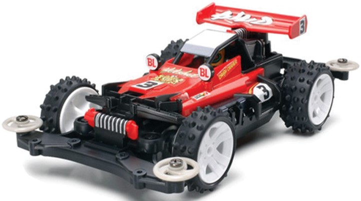 Model de asamblat Tamiya Curse: Mașini - Hotshot Jr. (MS), 1:32 