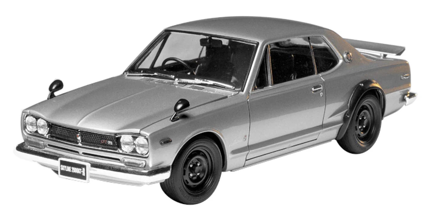 Model asamblat TAMIYA Modern: mașini - Nissan Skyline 2000 GT-R H. T.