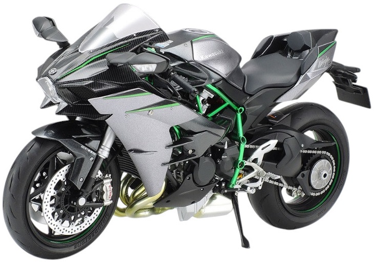 Model de asamblat TAMIYA Modern: Motociclete - Kawasaki Ninja H2 Carbon