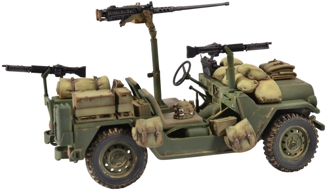 Model de asamblare TAMIYA Militar: Mașini - U.S. M151A2 FORD MUTT (TAM35123)