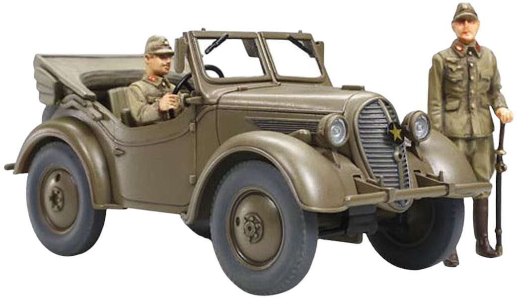 Model de asamblare TAMIYA Militar: Mașini - Japonez 4x4 Type 95 Kurogane (TAM32558)