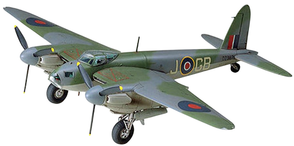 Model de asamblare TAMIYA Militar: Avioane - De Havilland Mosquito B Mk.IV/PR Mk.IV (TAM60753)