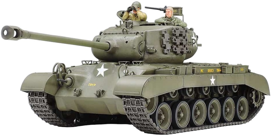 Model de asamblare TAMIYA Militar: Tancuri - M26 Pershing T26E3 (TAM35254)