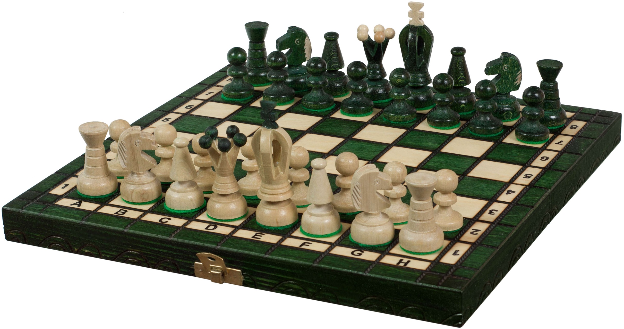 Şah Sunrise - Small King's Chess, verde