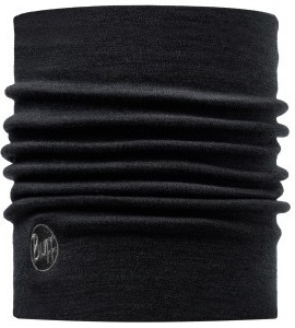 Eșarfă BUFF - Lână Merino de mare greutate, negru