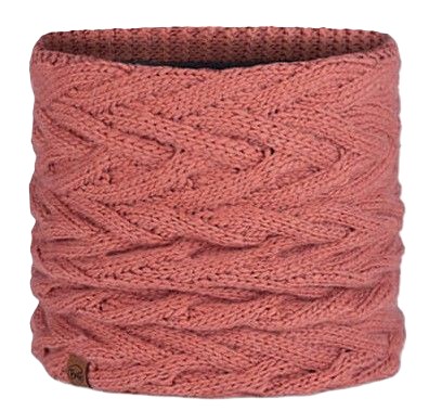 Eșarfă BUFF - Knitted & Fleece Neckwarmer Caryn, roz