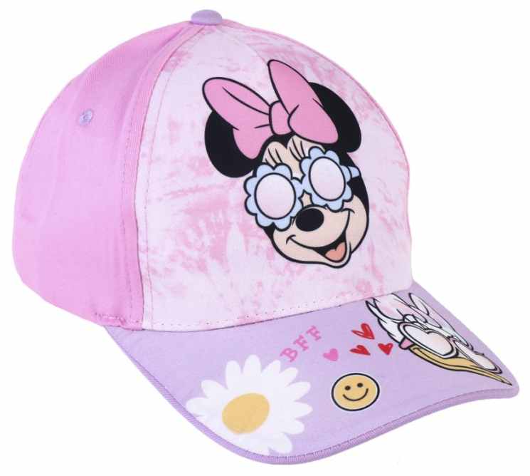 Șapcă cu cozoroc Cerda - Minnie, 53 cm, 4+, roz