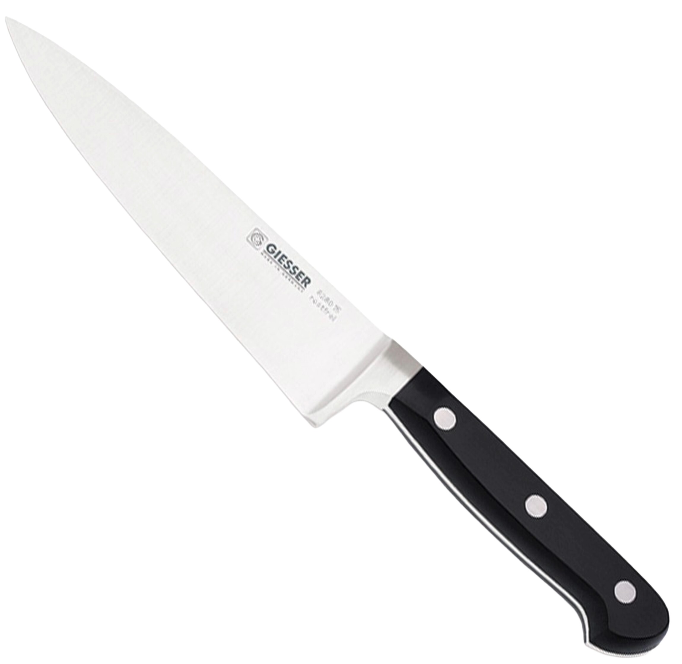Cuțit lat pentru șef  Giesser - 20 cm, mâner negru