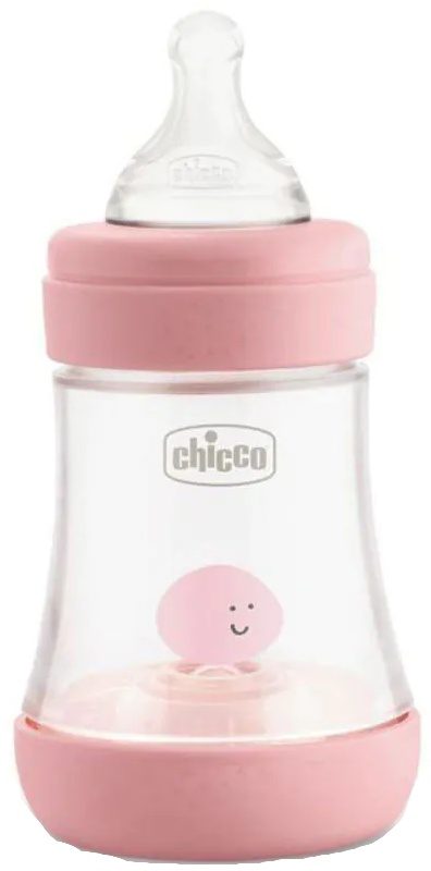 Biberon Chicco - Perfect 5, pentru fată, 150 ml, sortiment