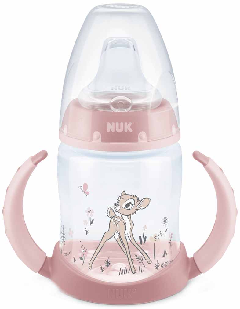 NUK First Choice Bottle - Bambi, TC, PP, cu duză pentru suc, 150 ml Bambi